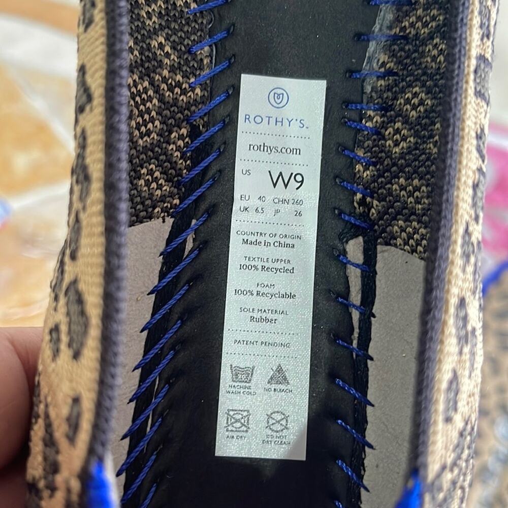 COPY - Rothys spotted leopard print round toe siz… - image 8